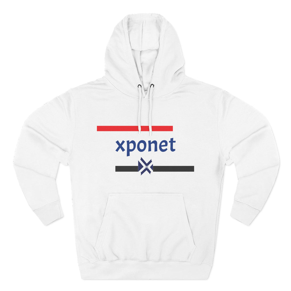 Three-Panel Fleece Hoodie