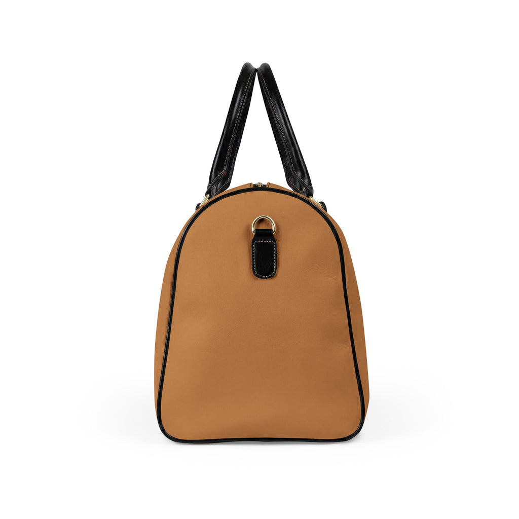 Faux Leather Travel Bag