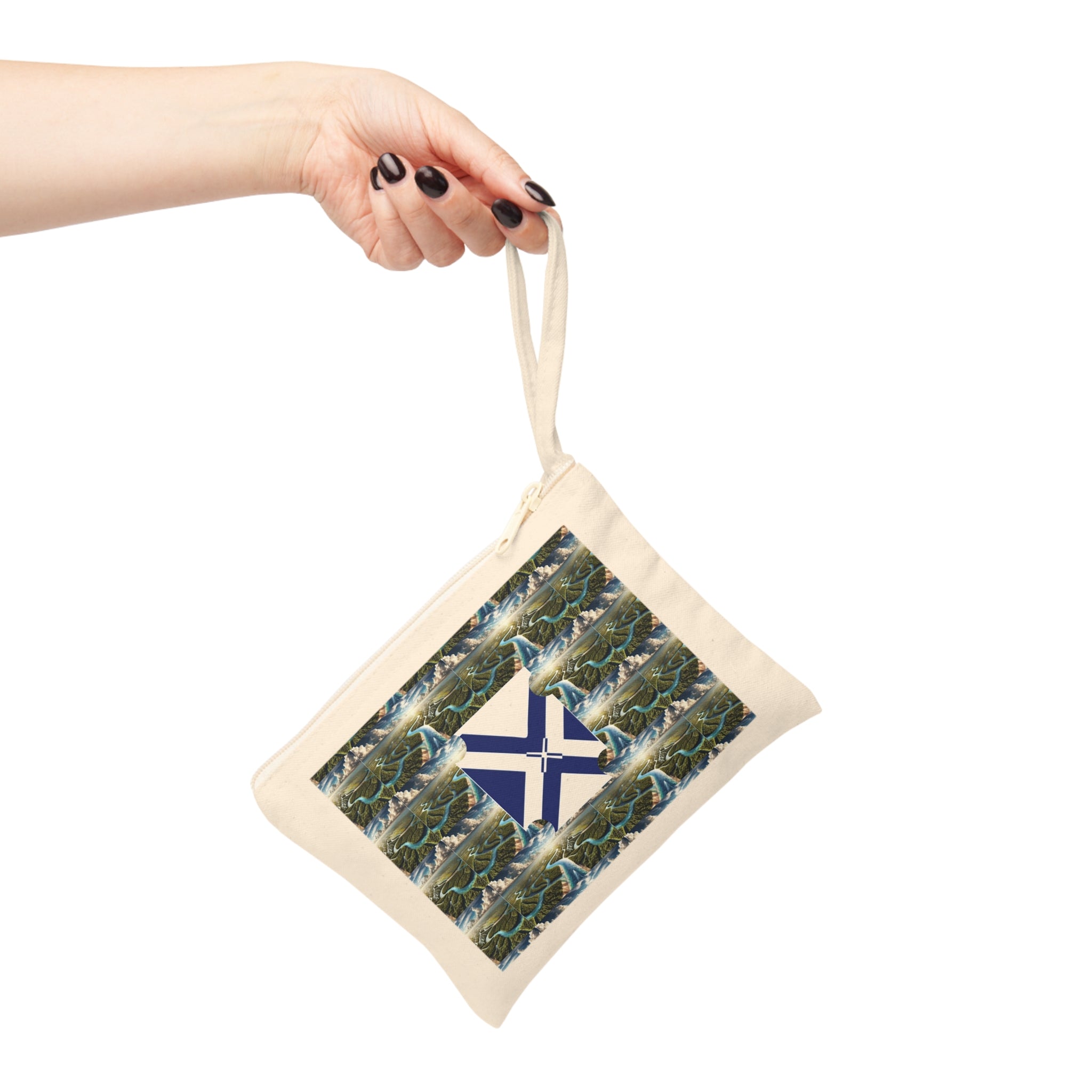 Accessory Zipper Pouch — 'Xt' Monogram Cosmetic Bag