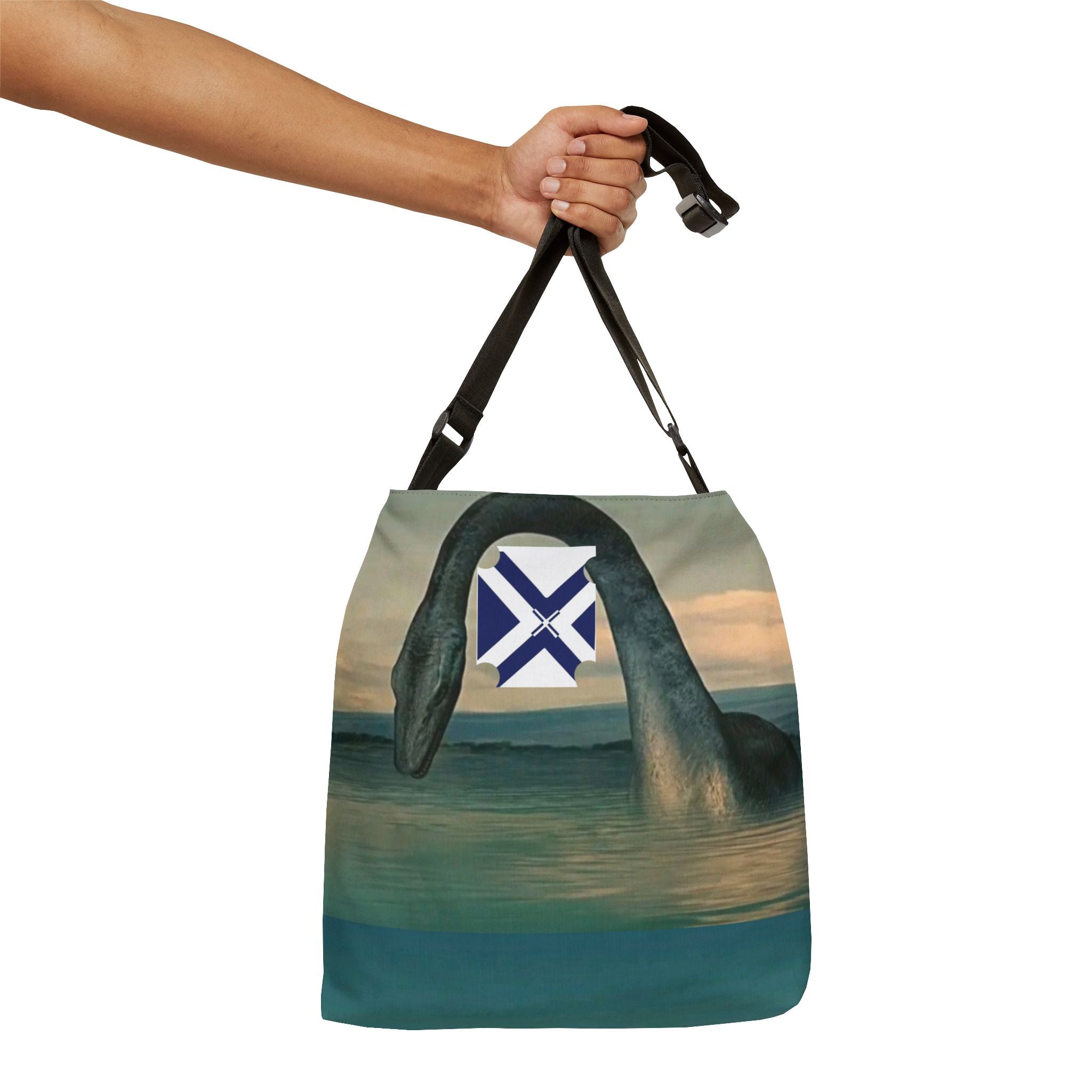 Sea Monster Adjustable Tote Bag — XT Sea Monster Graphic