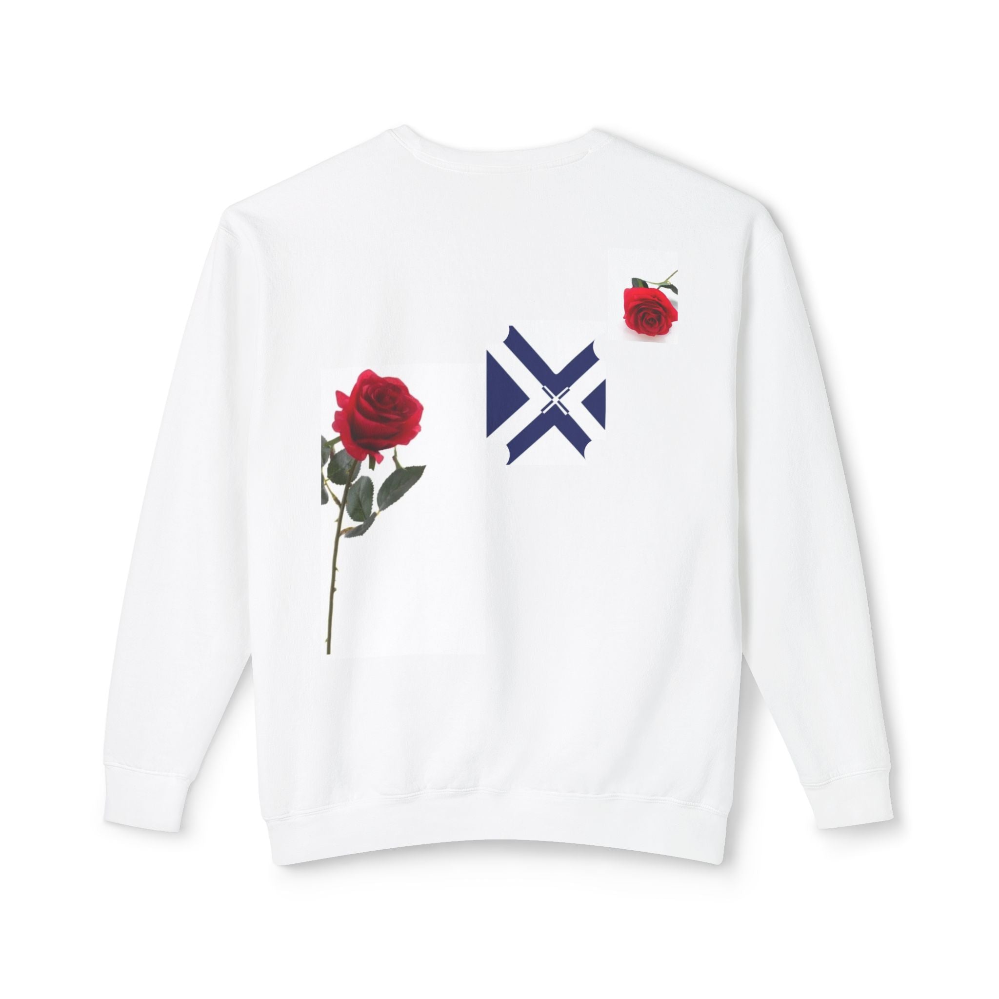 Rose & Saltire Crewneck Sweatshirt —XT Rose Graphic Sweatshirt