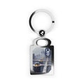 Personalized Rectangle Photo Keyring — Custom Metal Photo Keychain
