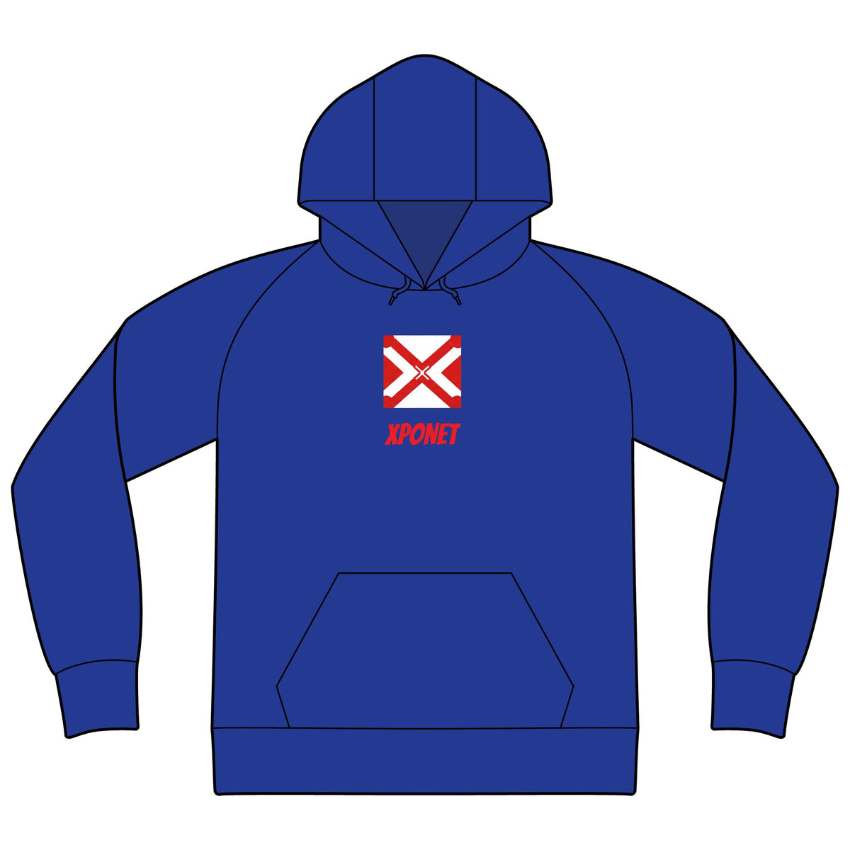Sleeve Stripe Pullover Hooded Sweatshirt