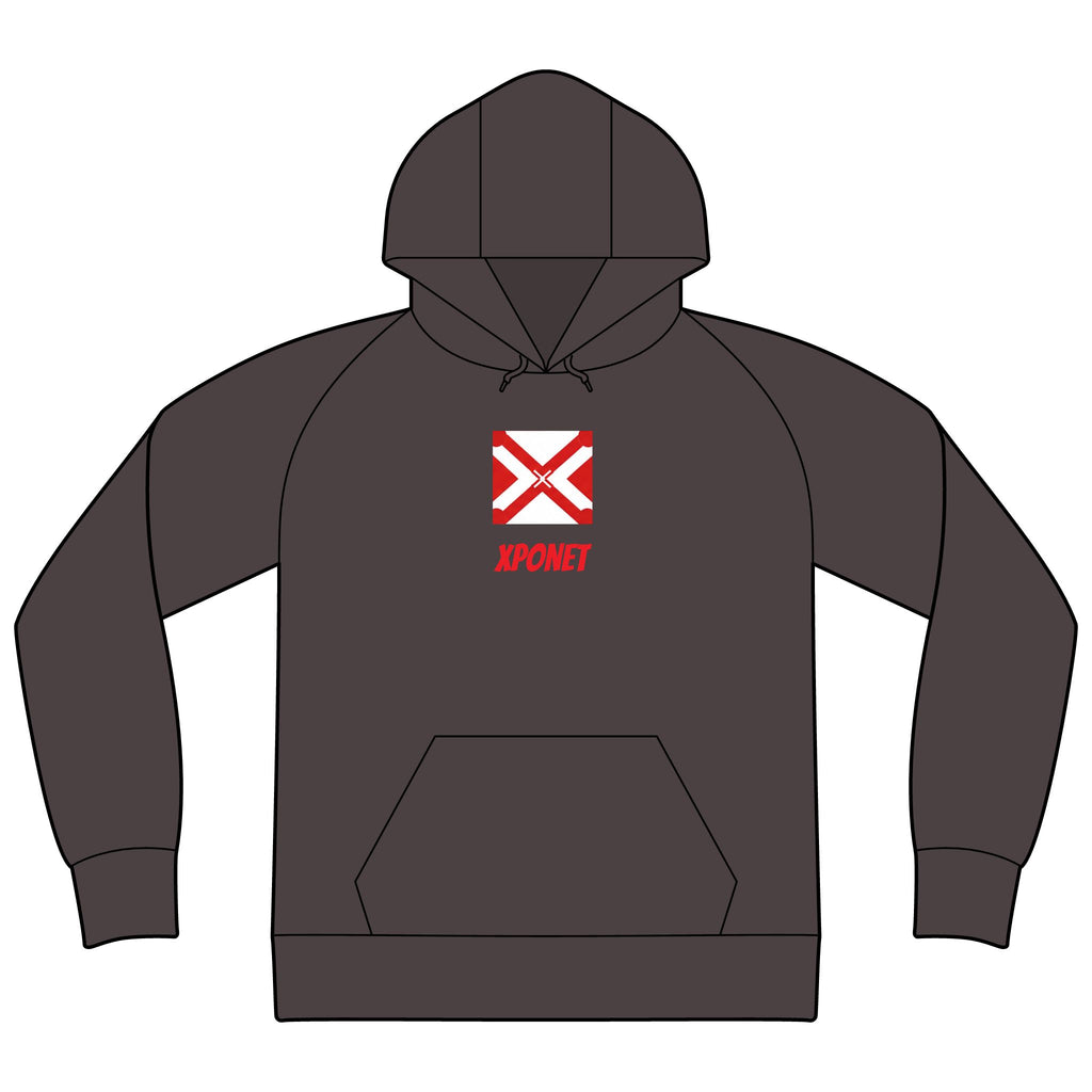 Sleeve Stripe Pullover Hooded Sweatshirt