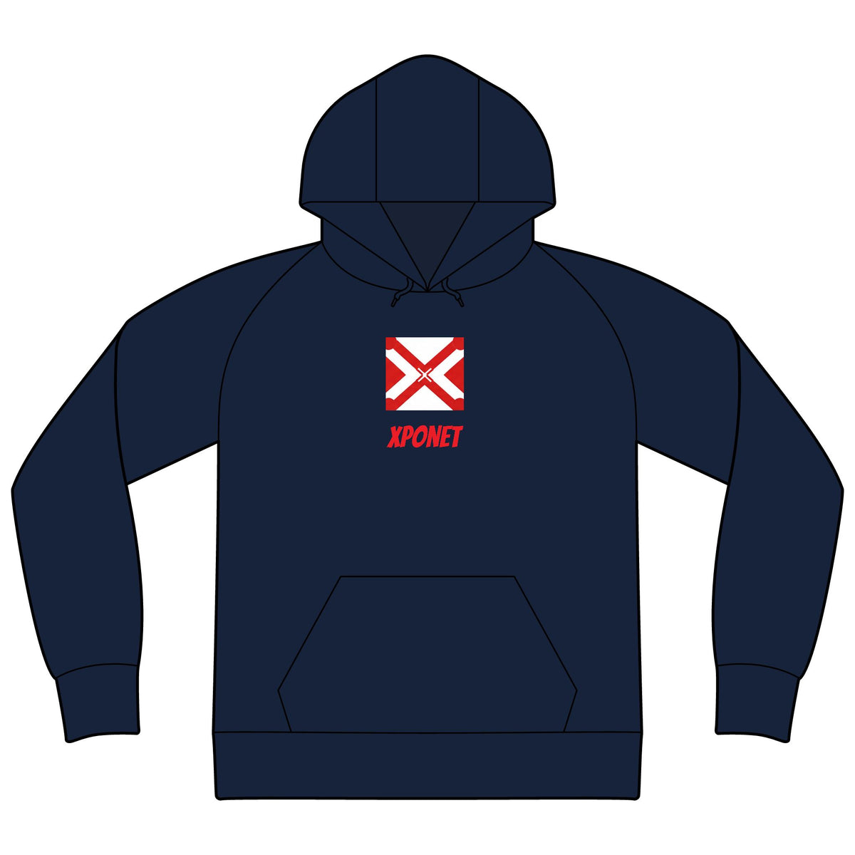 Sleeve Stripe Pullover Hooded Sweatshirt