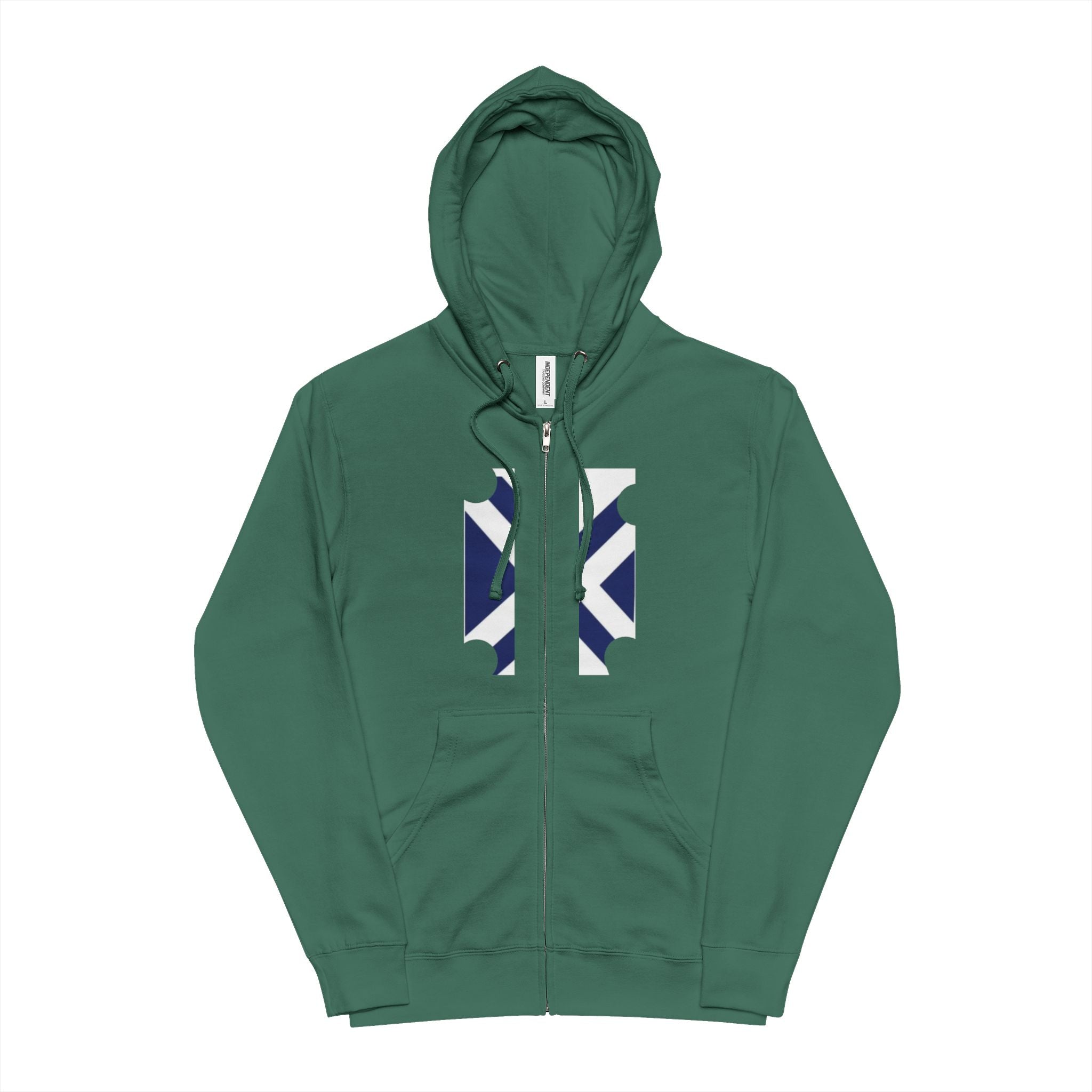 XT7 Saltire Zip-Up Hoodie – Modern Design