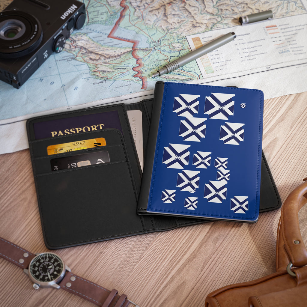 XT6  Blue Passport Cover — Modern Travel Passport Holder