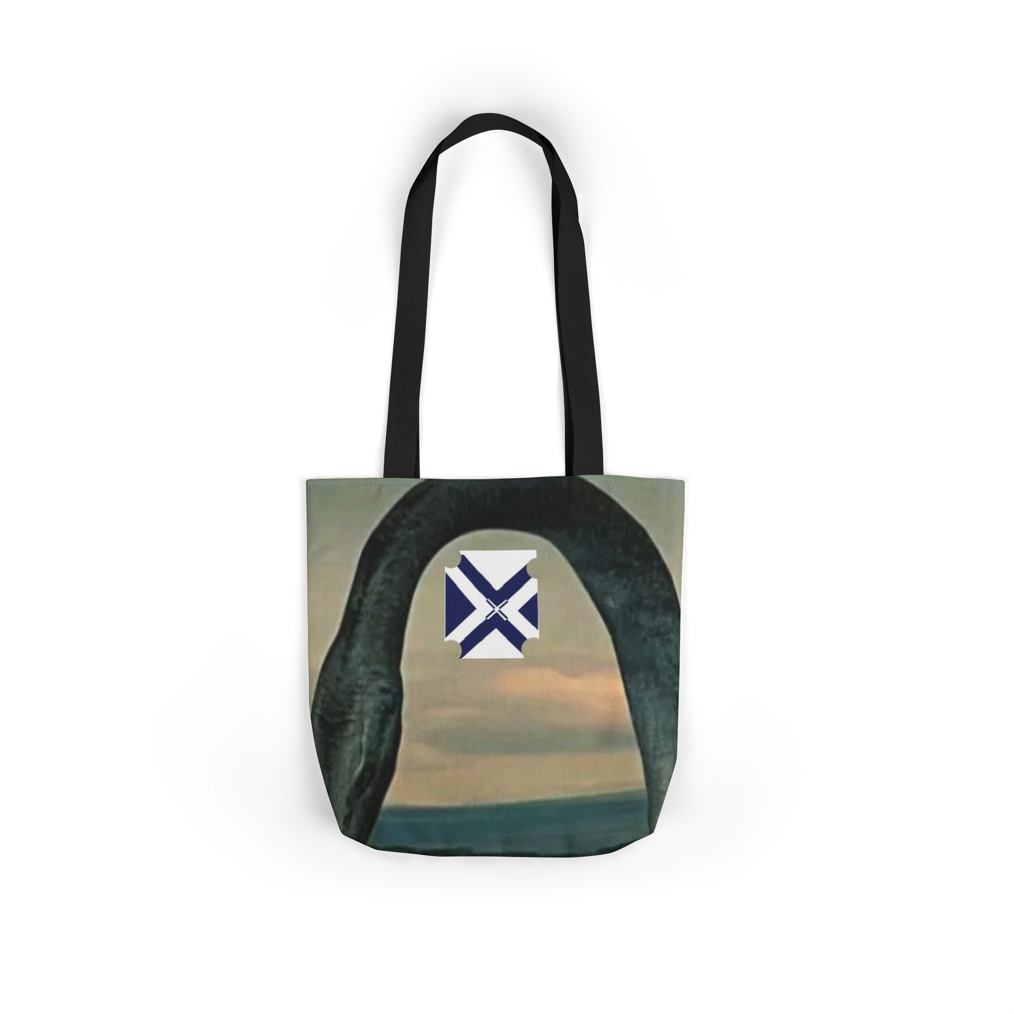 Sea Monster Canvas Tote Bag — XT Sea Monster Graphic