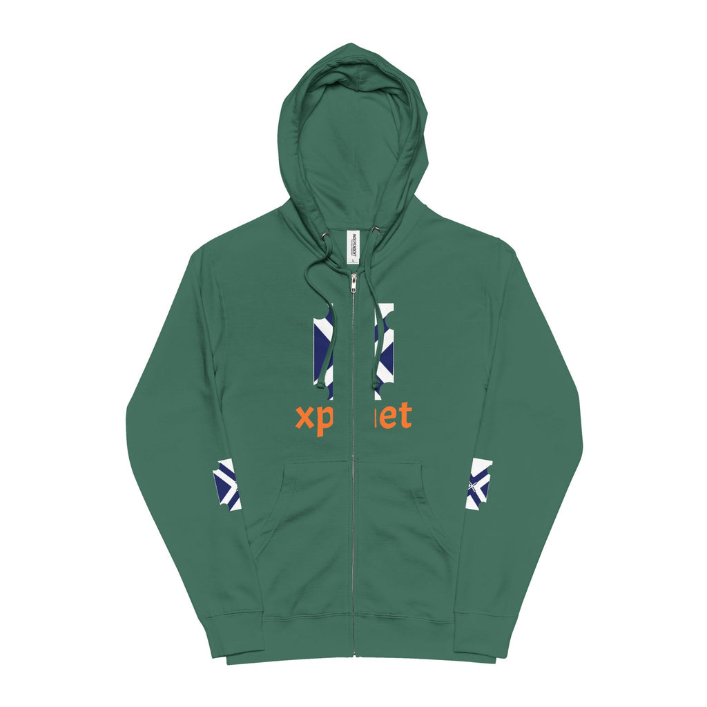 Unisex Fleece Zip Up Hoodie