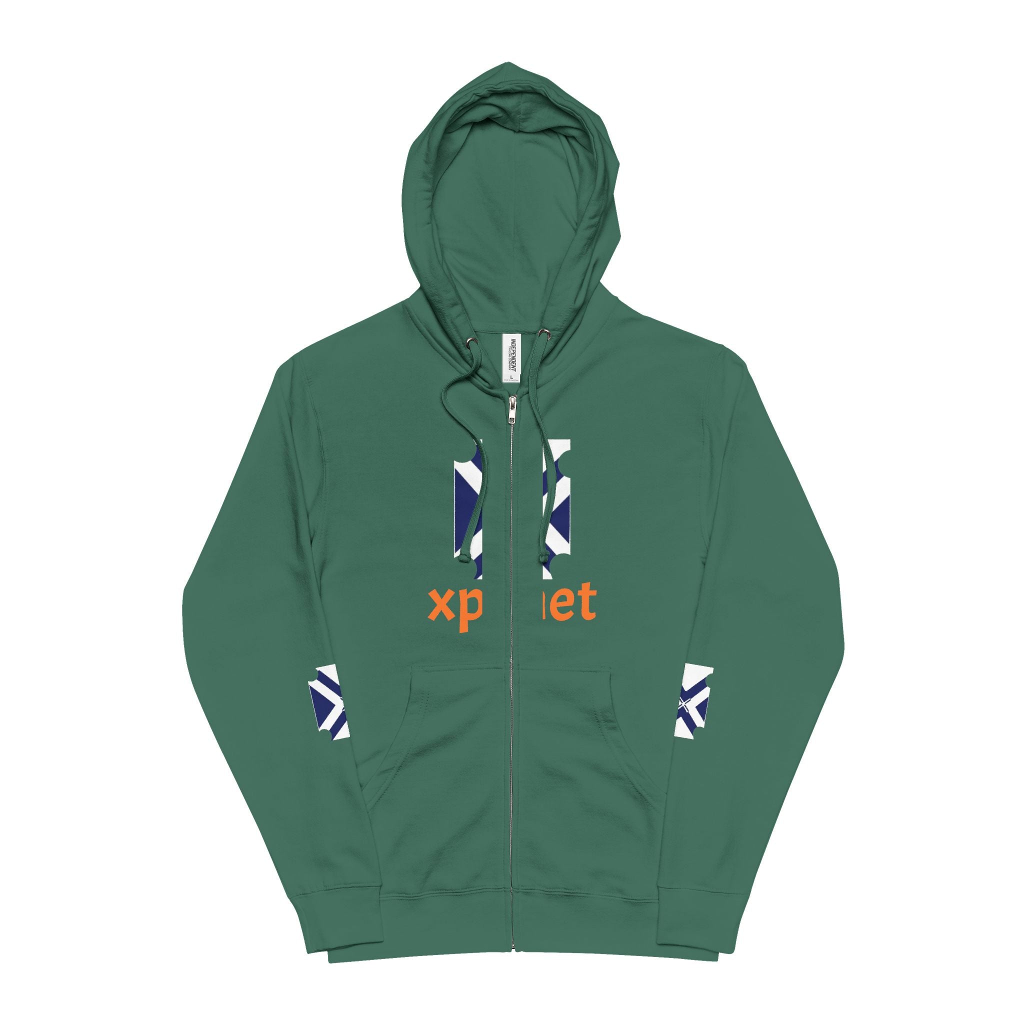 Unisex Fleece Zip Up Hoodie