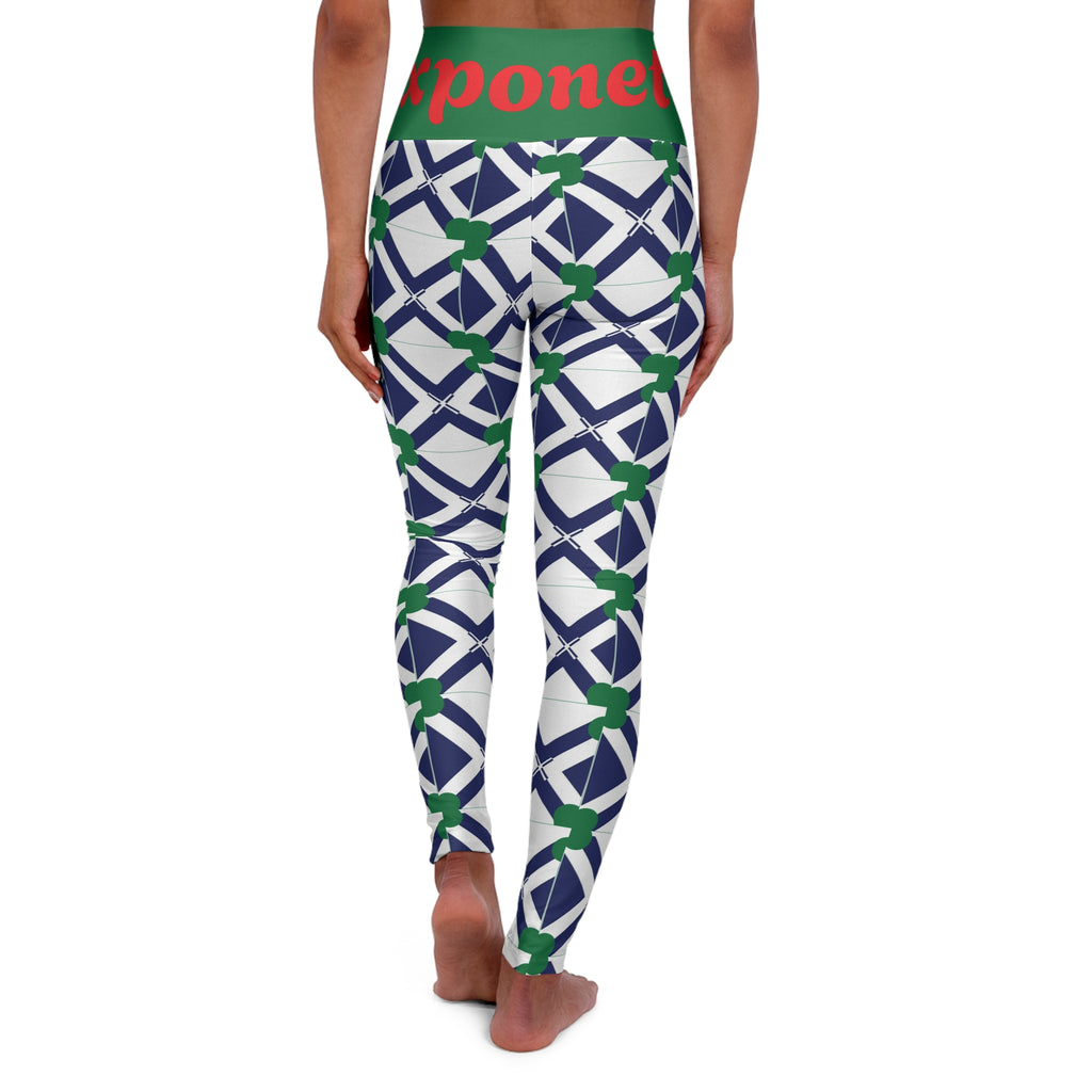 High Waisted Yoga Leggings (AOP)