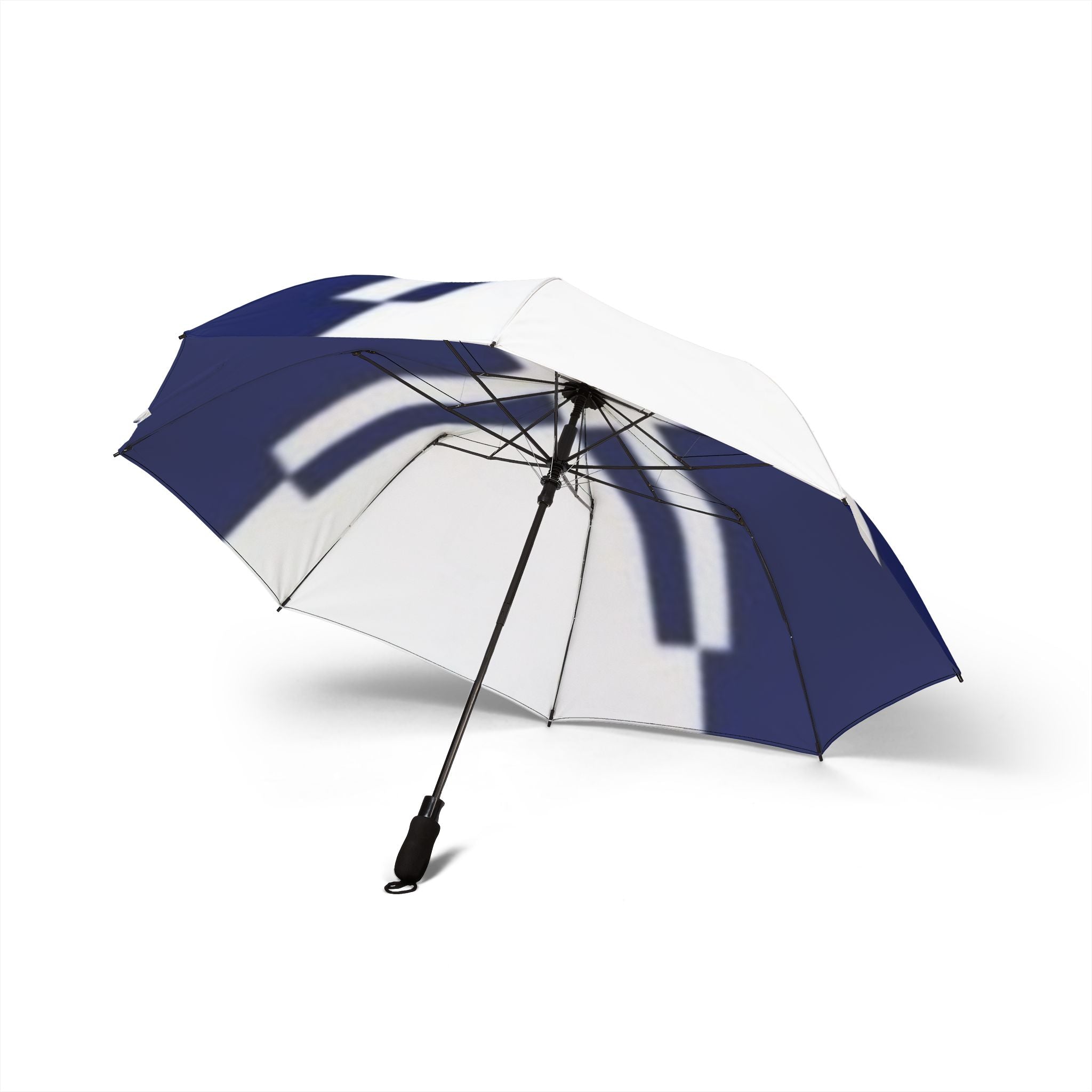 Foldable Umbrella with Blue Nordic Cross — Compact Rain Umbrella