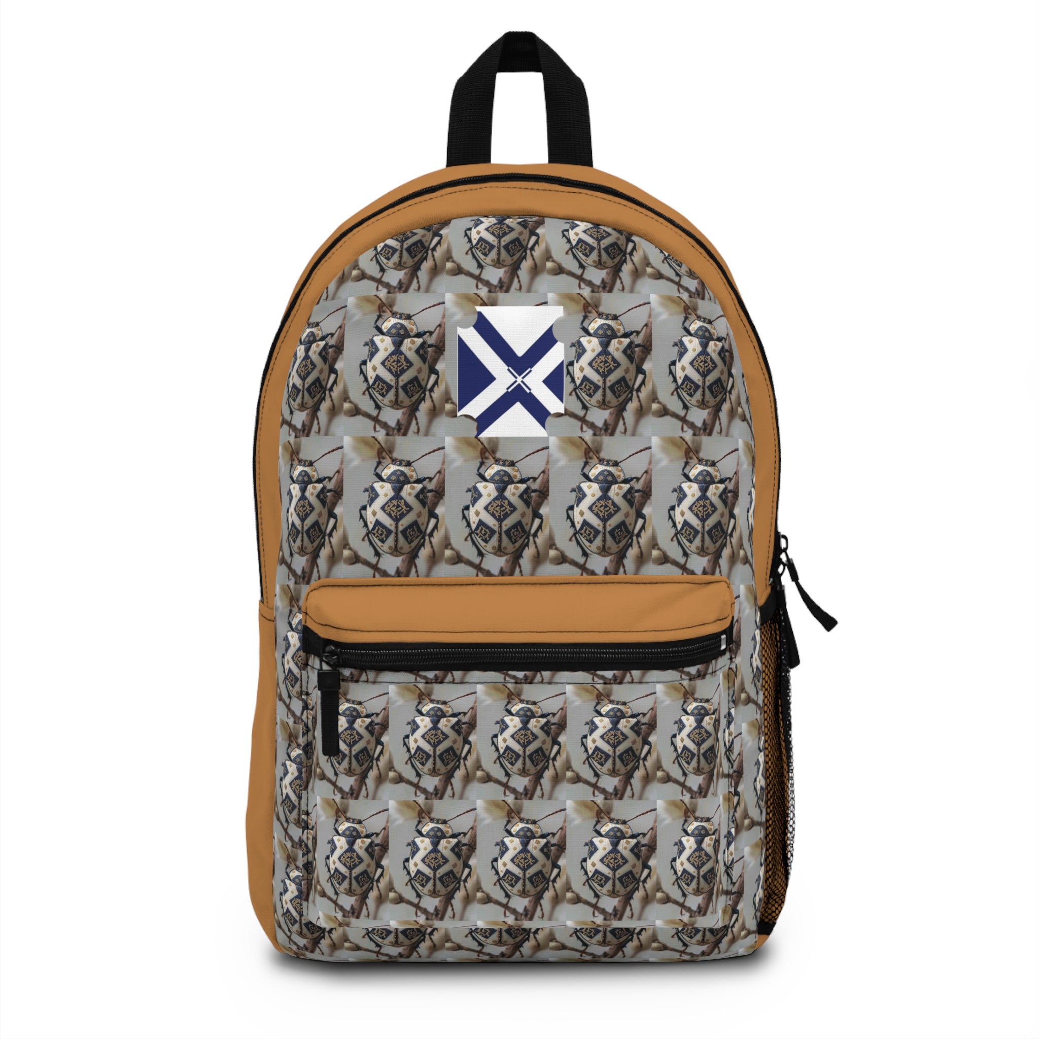 Owl Pattern Backpack — Vintage Botanical Owl Print School & Everyday Bag