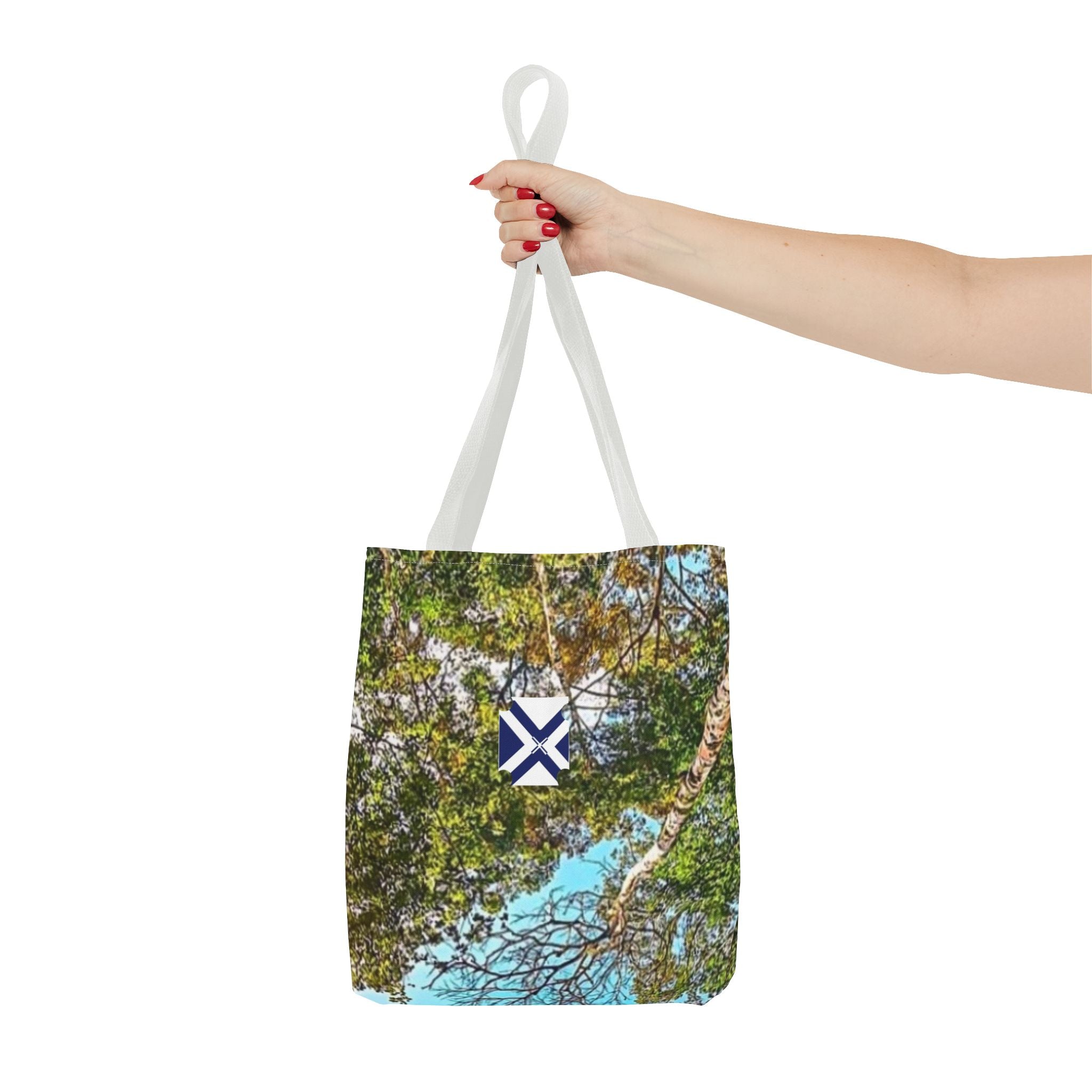 Canopy View Tote Bag — Botanical Sky All-Over Print
