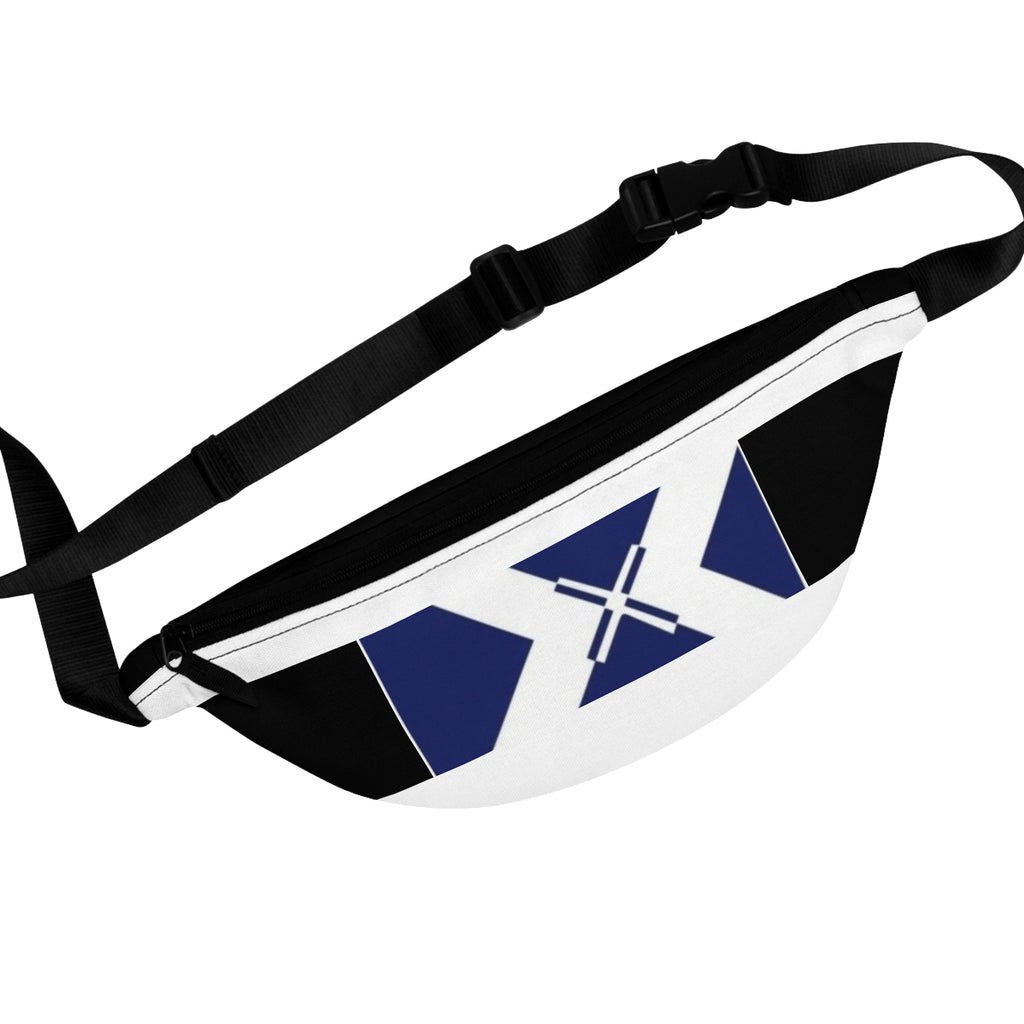 X Emblem Fanny Pack — Minimalist Geometric Belt Bag