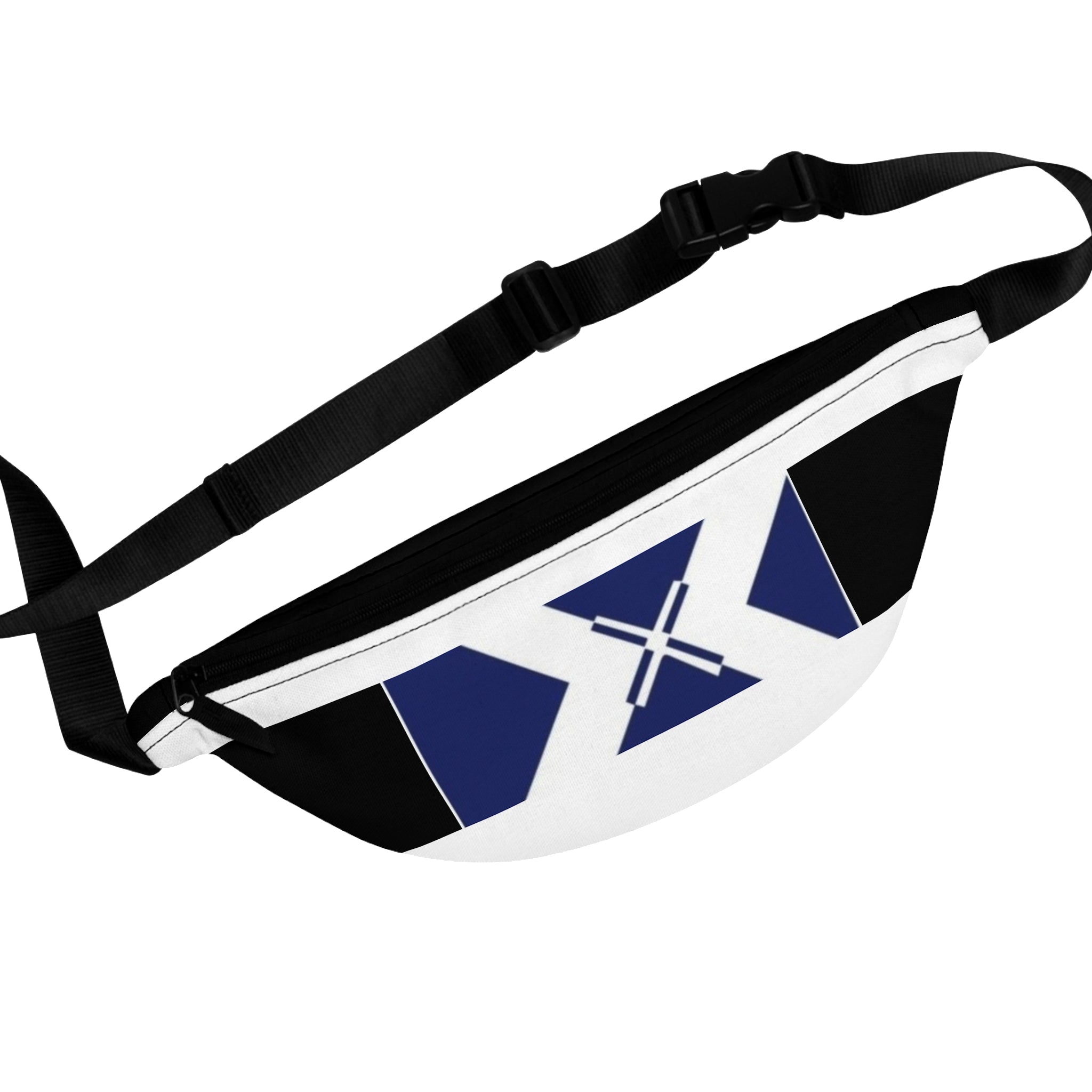 X Emblem Fanny Pack — Minimalist Geometric Belt Bag