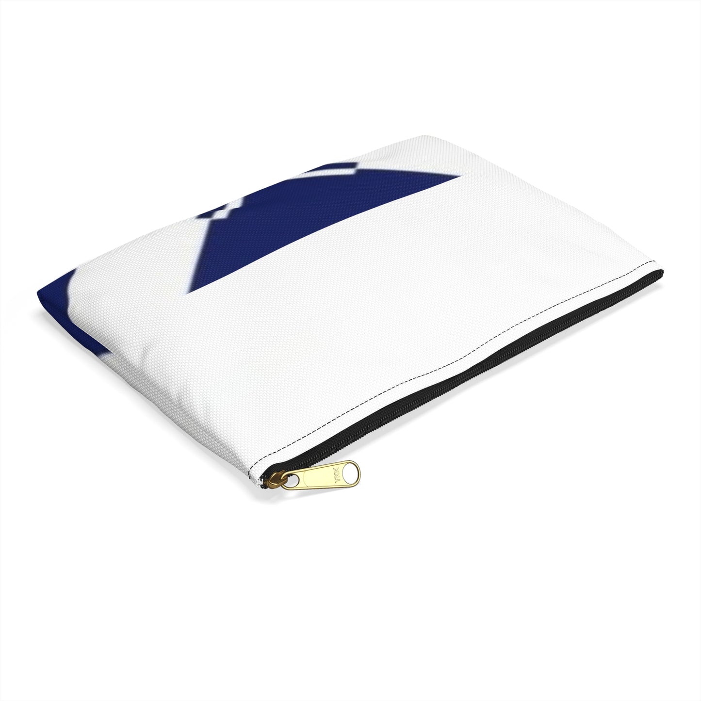 Nautical Chevron Accessory Pouch — Navy & White Sailor Makeup Bag