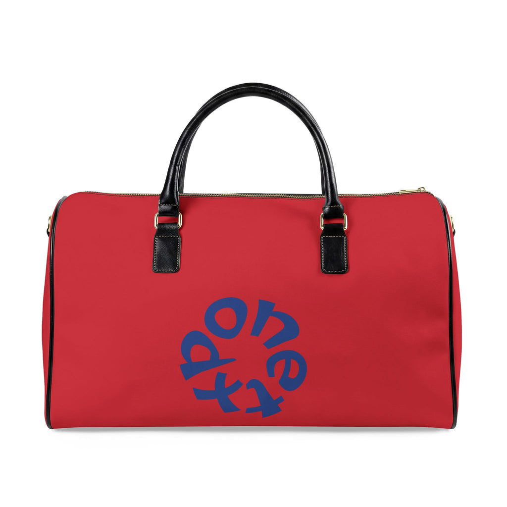 Faux Leather Travel Bag