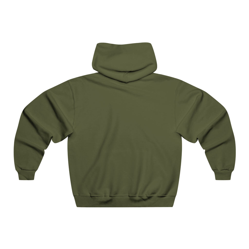Minimalist Cross Emblem Hoodie — Small Chest Logo Pullover