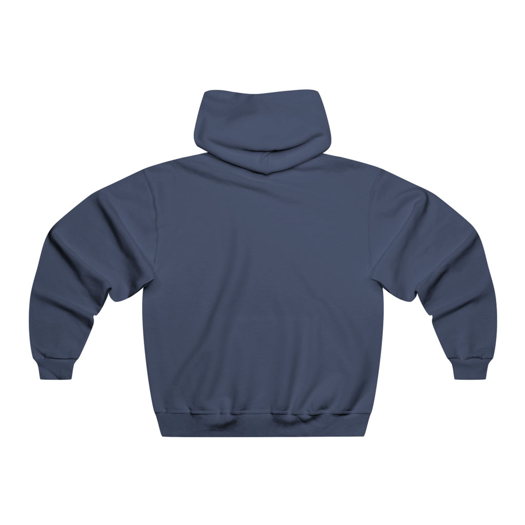 Minimalist Cross Emblem Hoodie — Small Chest Logo Pullover