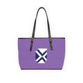XT7 Purple Tote Bag — PU Leather Shoulder Bag