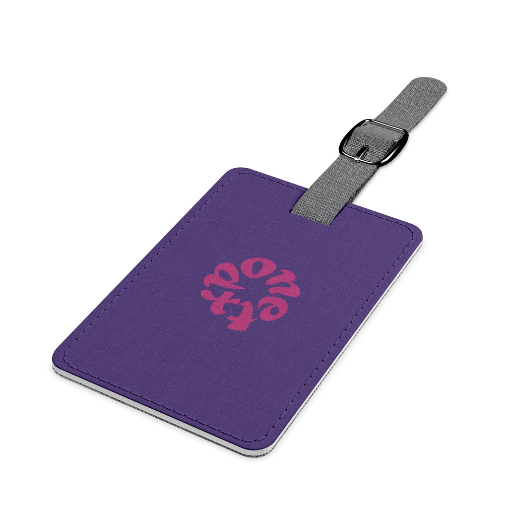 Saffiano Polyester Luggage Tag, Rectangle
