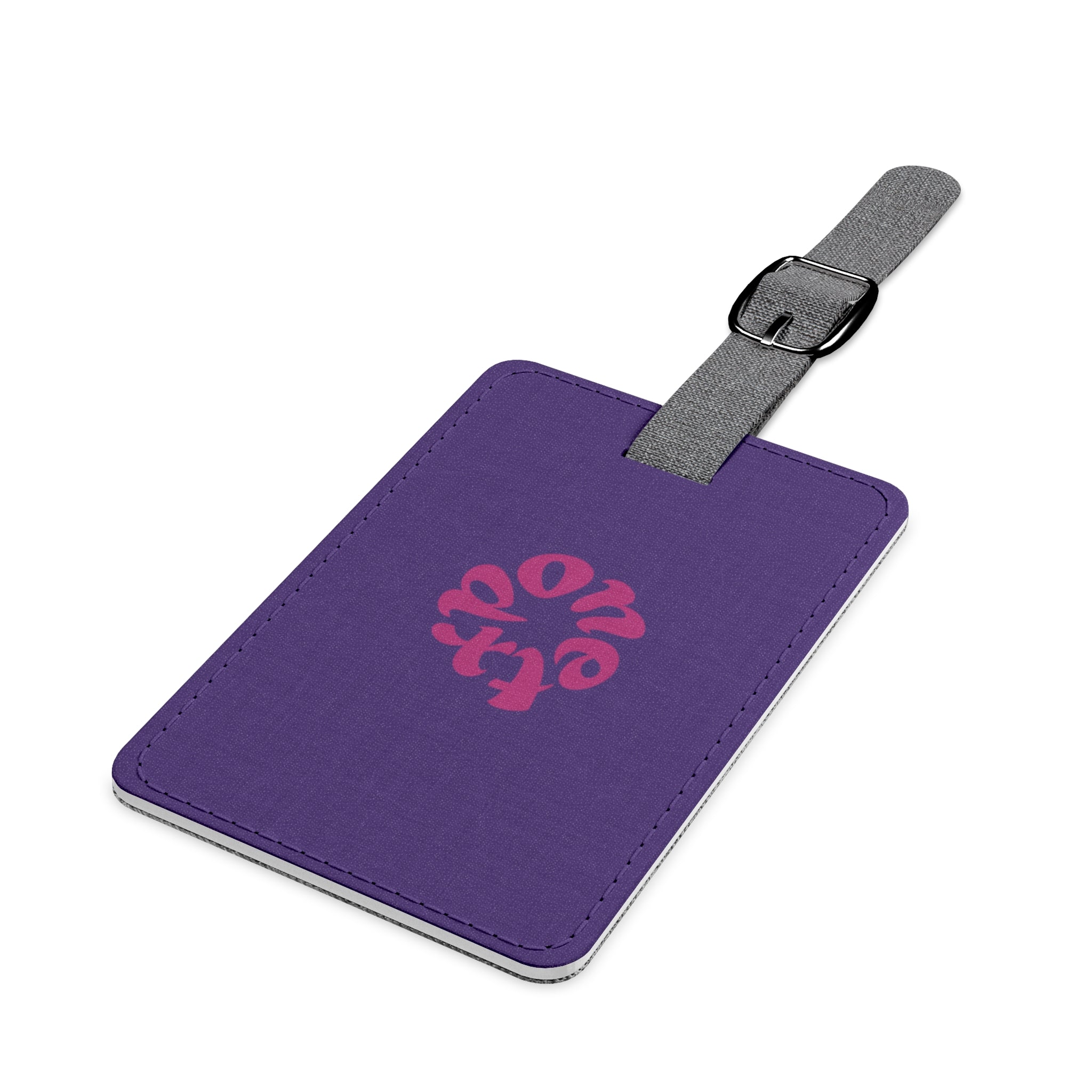 Saffiano Polyester Luggage Tag, Rectangle