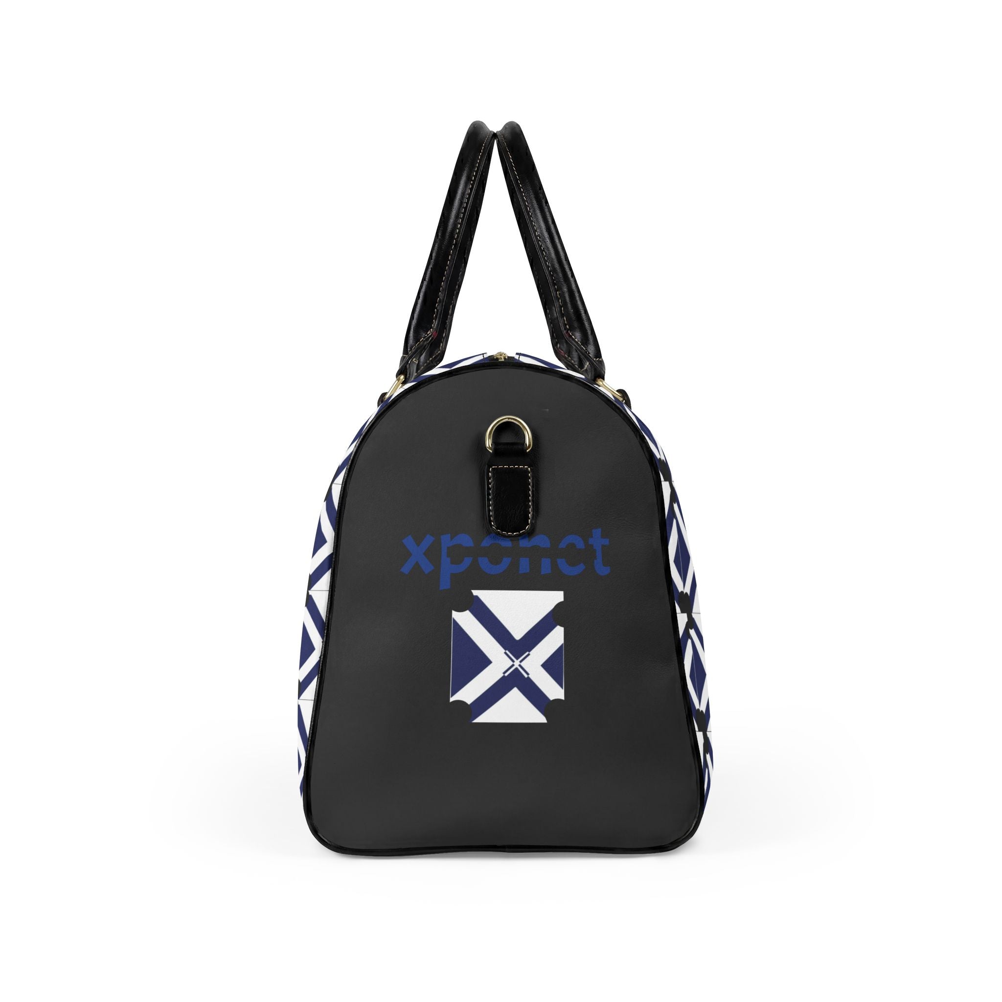 Faux Leather Travel Bag
