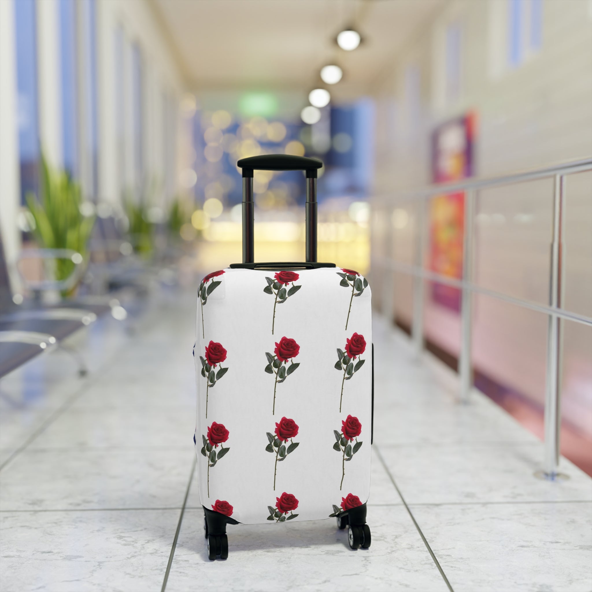 Valentine Rose Luggage Cover – 'XT Valentine rose ' Travel Protector