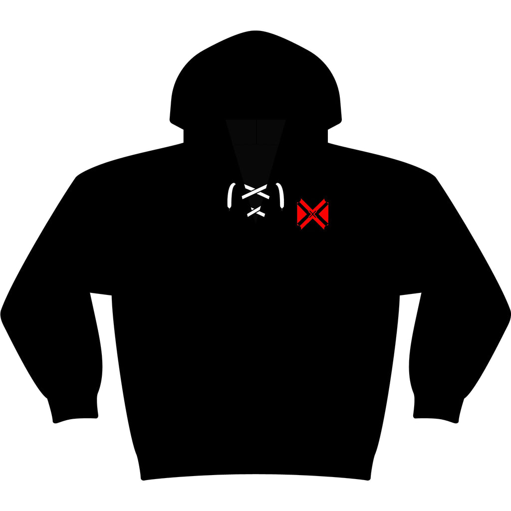 Lace Up Pullover Hooded Sweatshirt