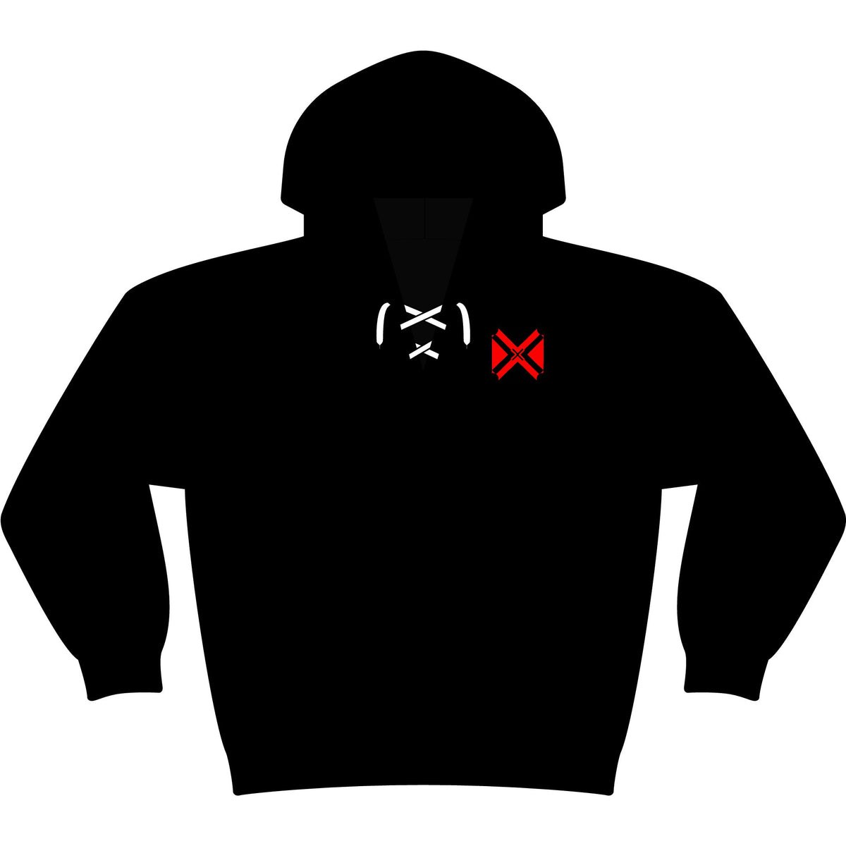 Lace Up Pullover Hooded Sweatshirt