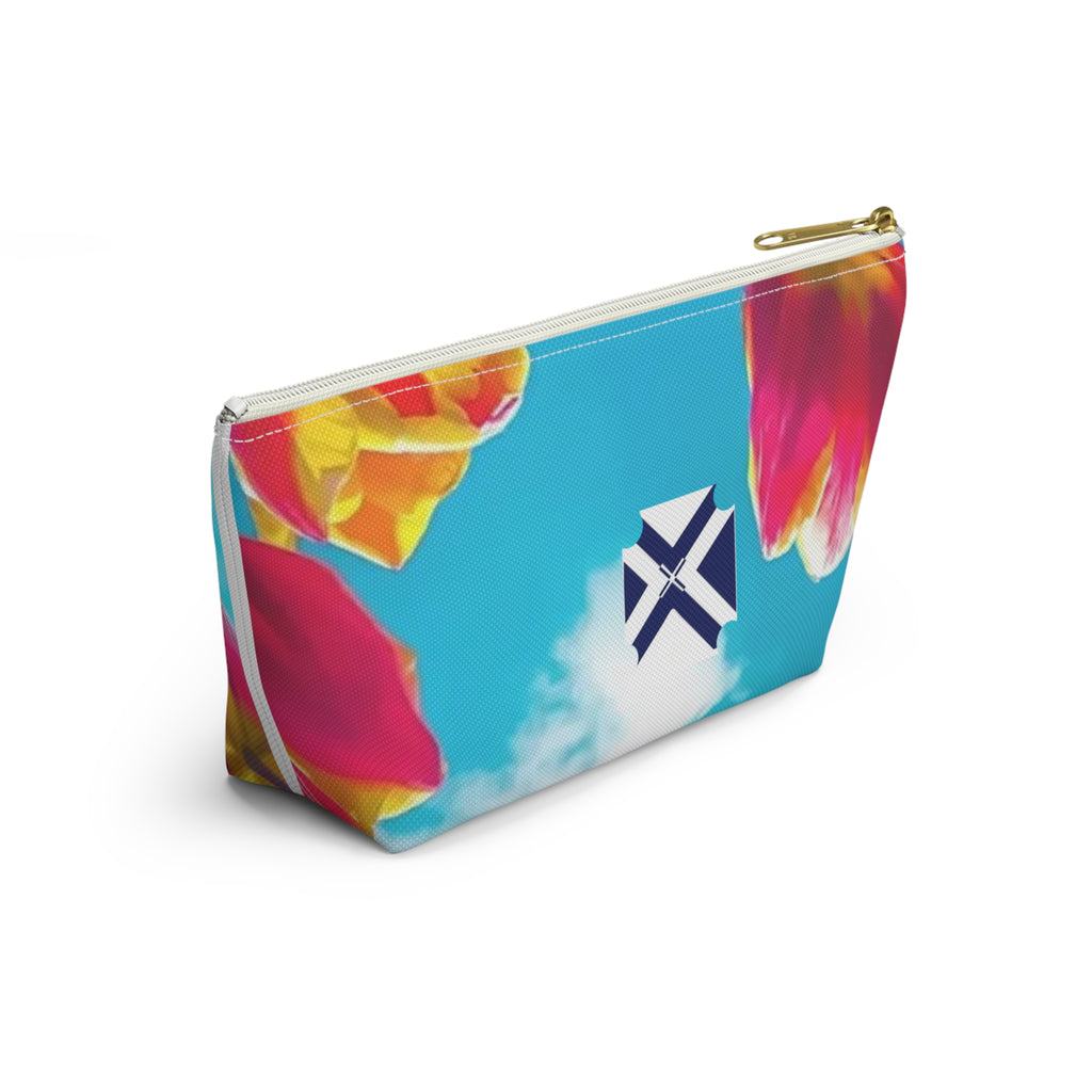 Xt Accessory Pouch — T‑Bottom Zip Pouch for Makeup & Travel