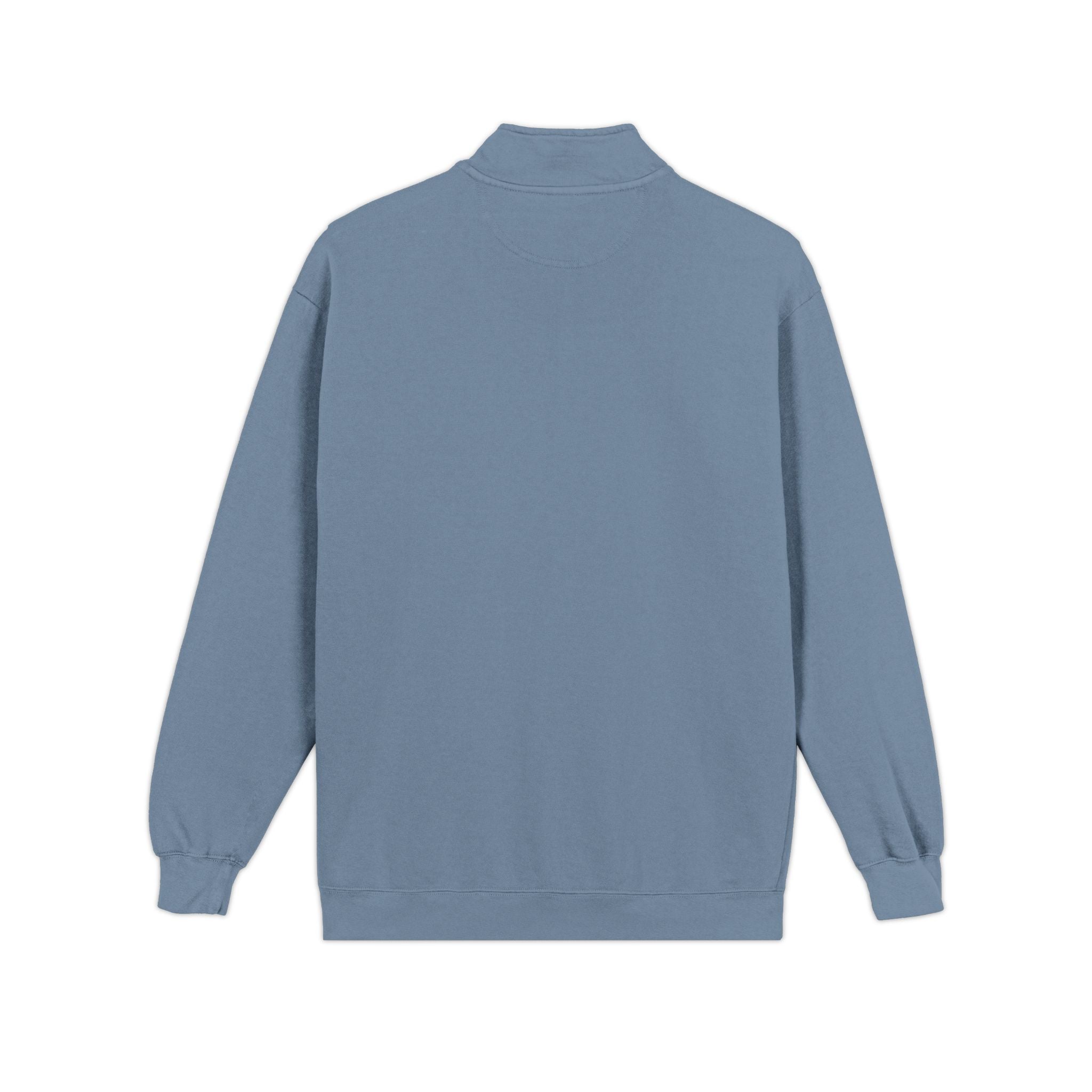 Minimalist Geometric Quarter-Zip Sweatshirt