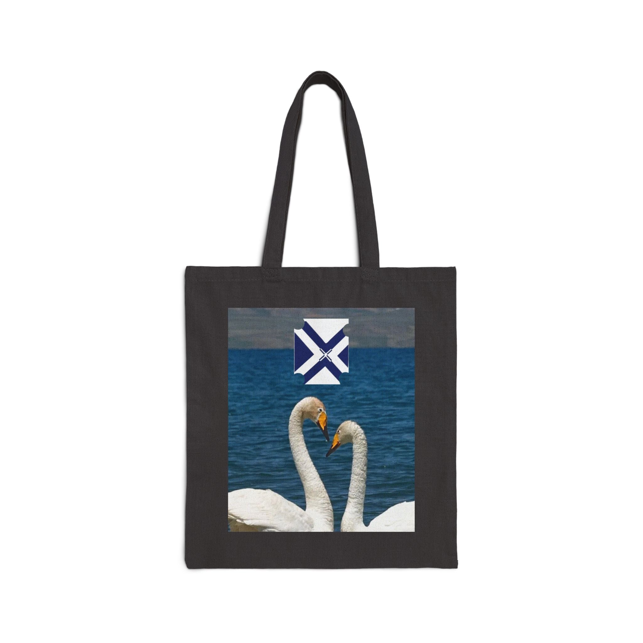 XT Cotton Canvas Tote Bag — Minimal Monogram Organic Market Tote