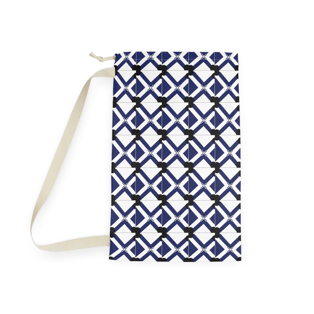 XT8  Navy Lattice Laundry Bag