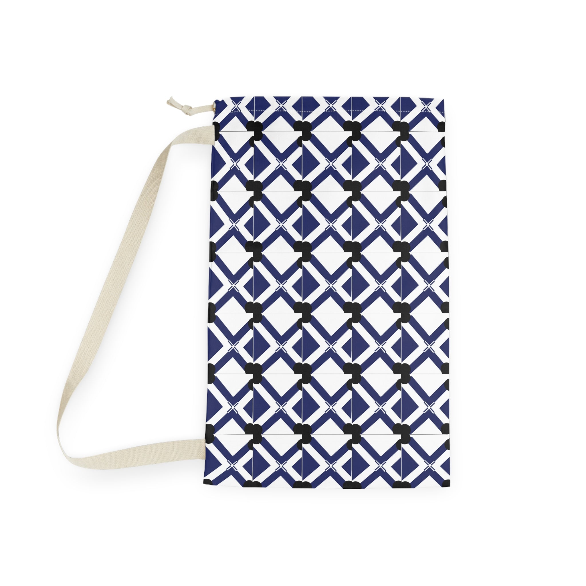 XT8  Navy Lattice Laundry Bag