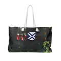 Nautical Saltire Weekender Bag – Coastal Travel Tote with Blue Cross Emblem