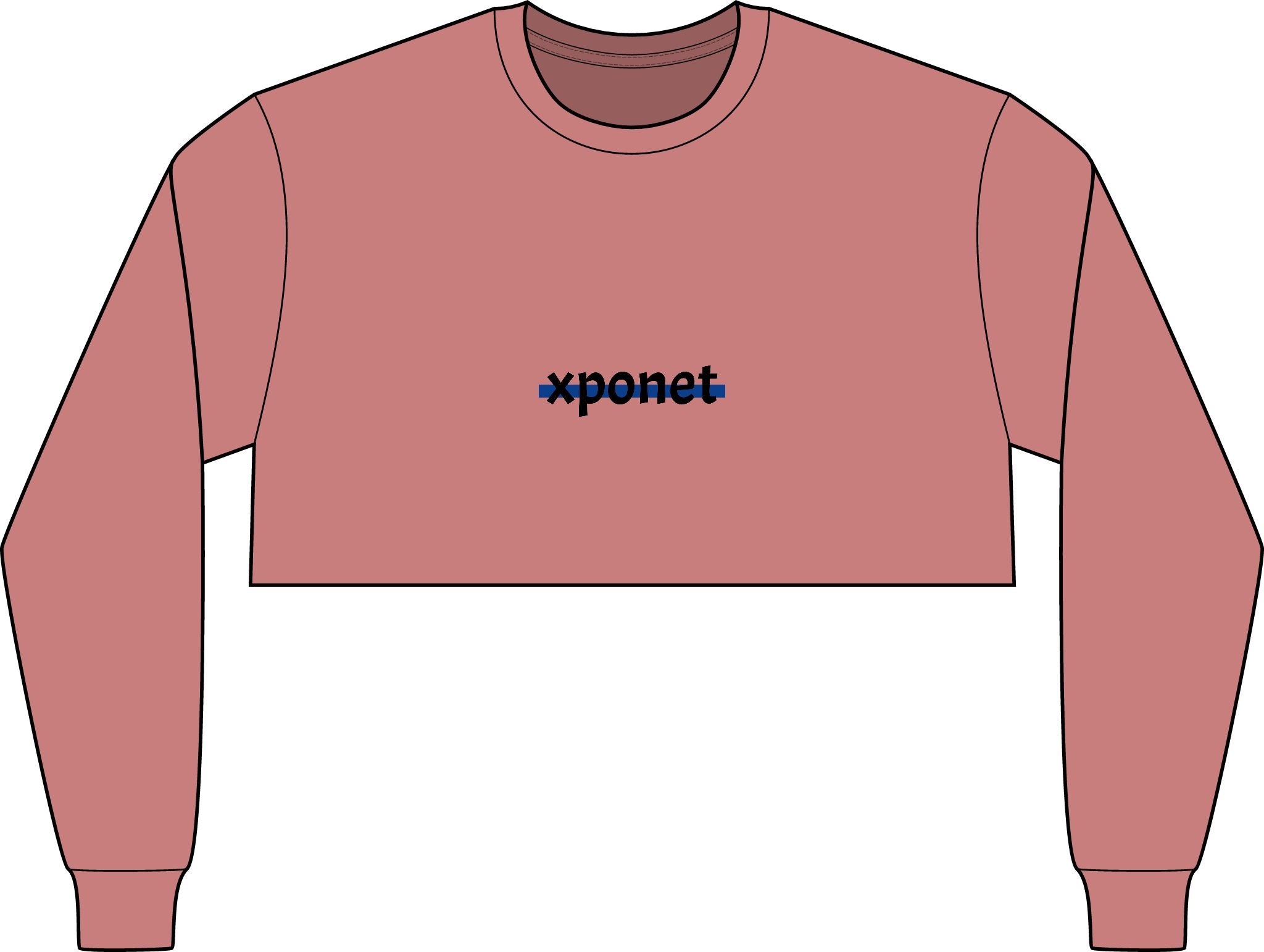 Women's FWD Fashion Crop Long Sleeve Tee