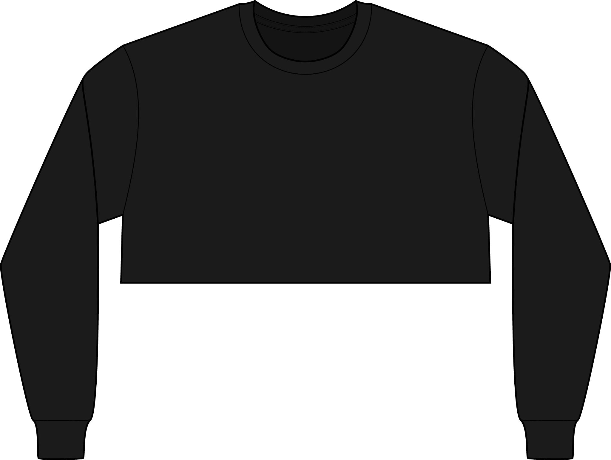 Women's FWD Fashion Crop Long Sleeve Tee