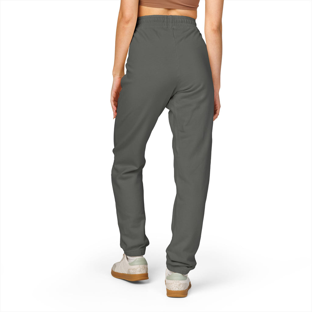 Geo Patch Sweatpants — Minimal Pixel Cross Joggers