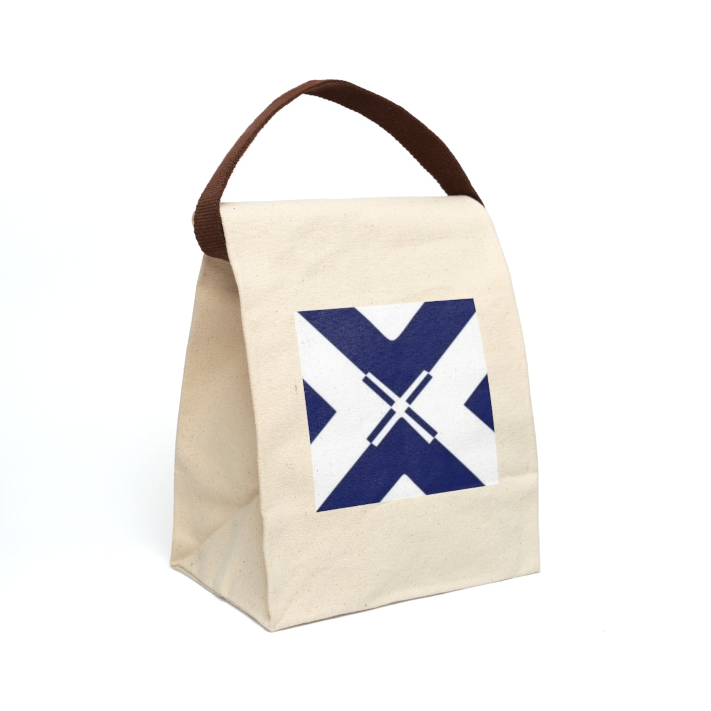 Stylish Canvas Lunch Bag, Eco-Friendly Lunch Tote, Picnic Bag, Reusable Food Carrier, Ideal for School and Work