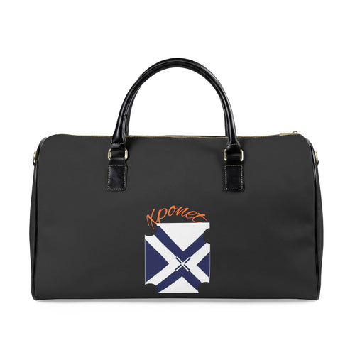Faux Leather Travel Bag