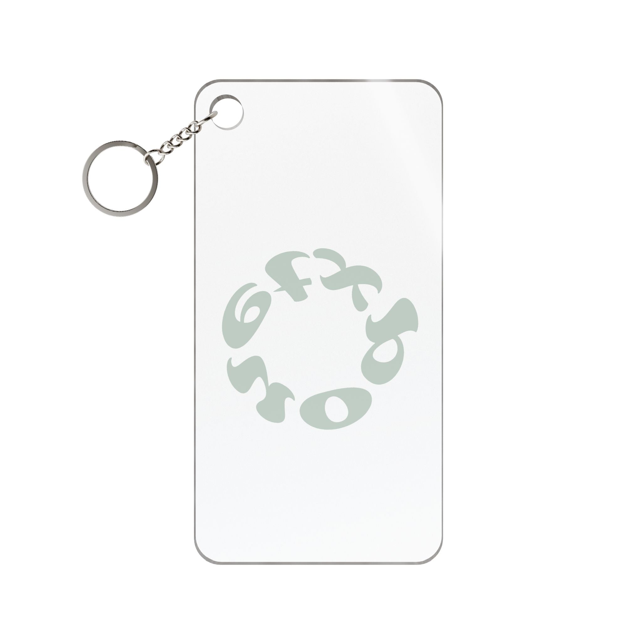 Single-Sided Printed Keychain Charm