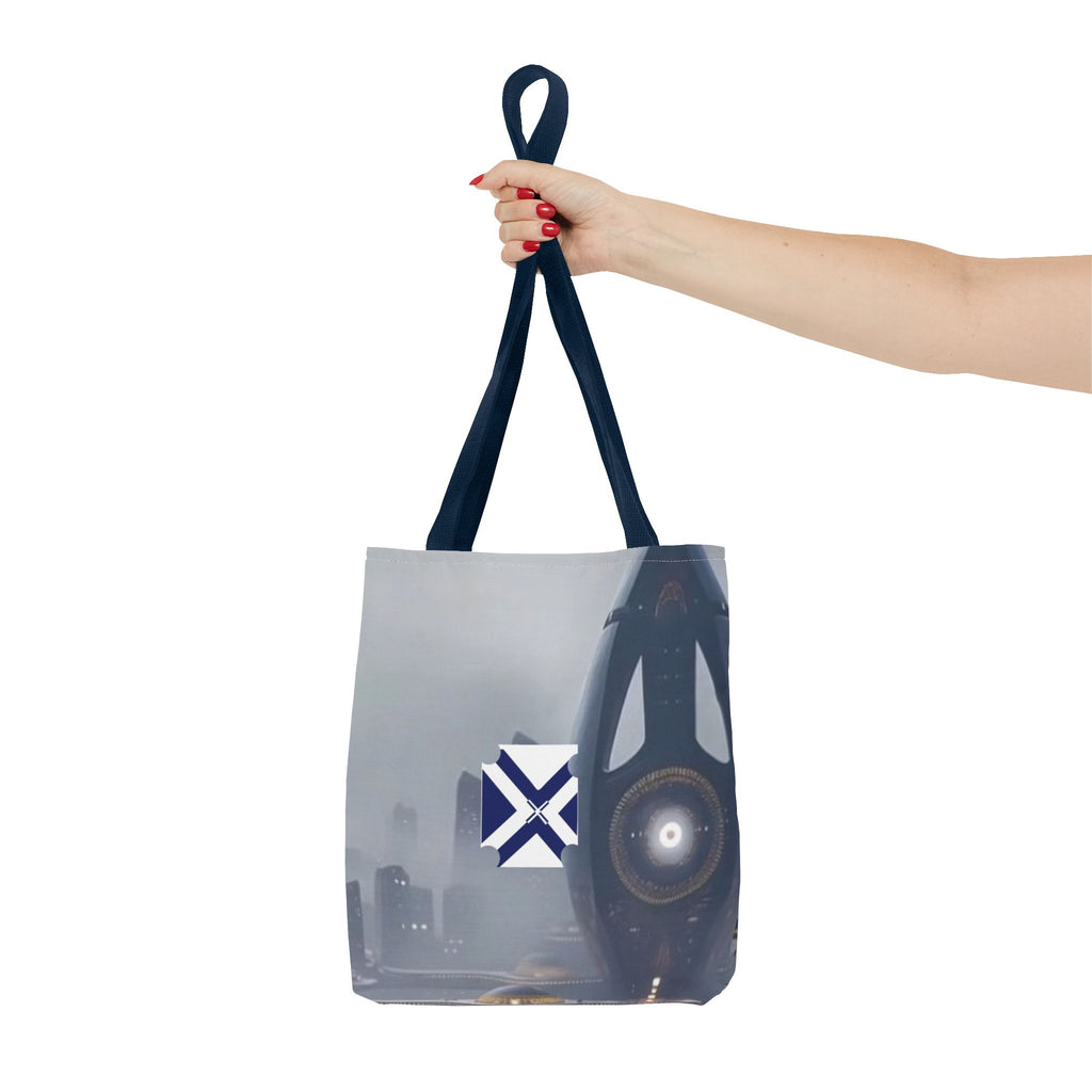 XT City Night Tote Bag — AOP Urban Skyline Design