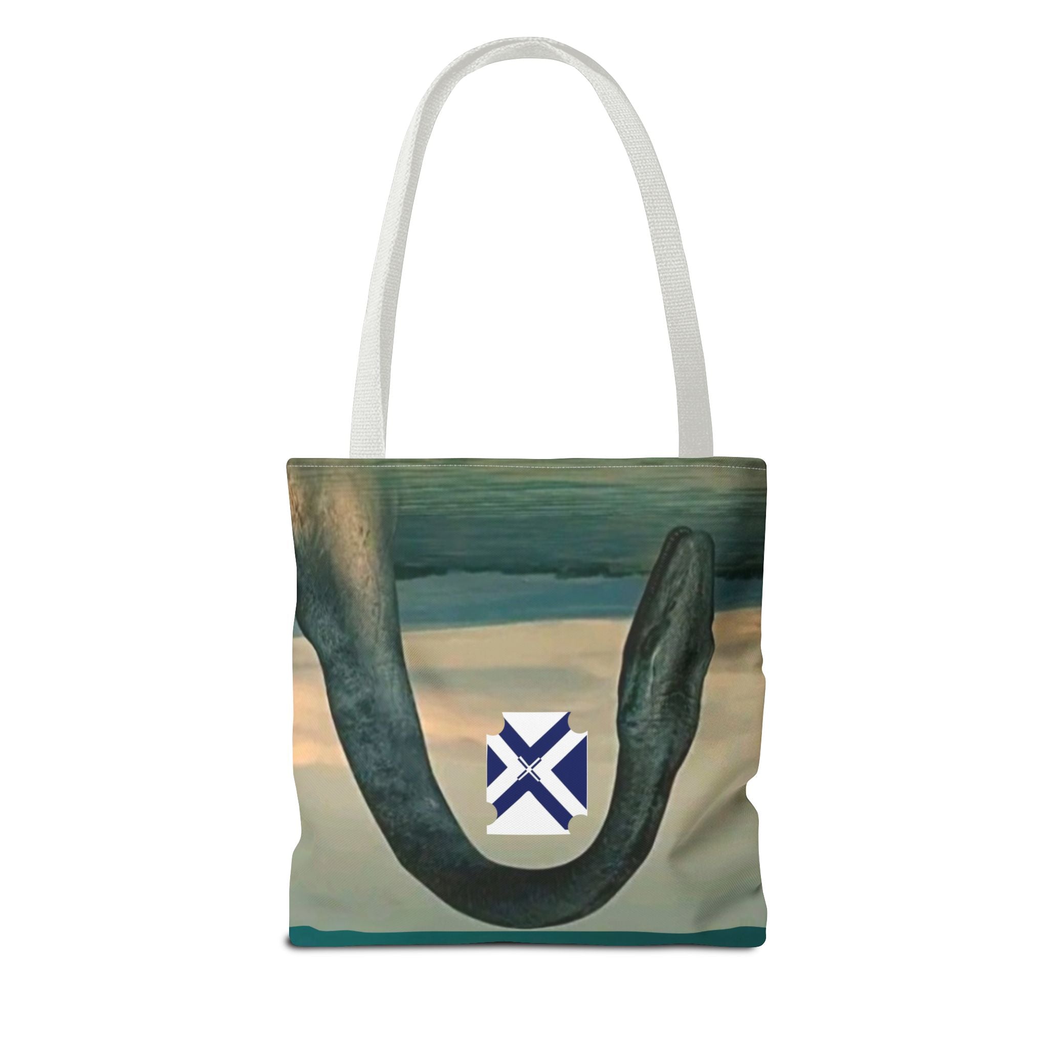 Nessie Loch Ness Tote Bag — Mythic Sea Monster All-Over Print Tote