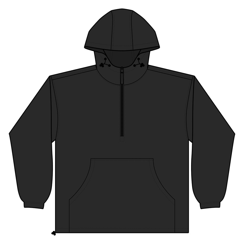 Unisex Lightweight Quarter-Zip Windbreaker Pullover Jacket