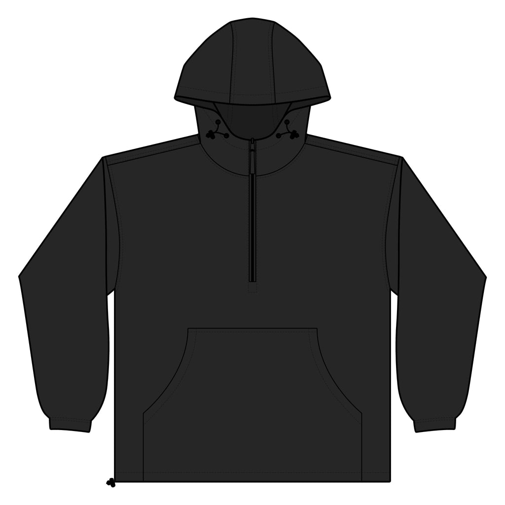 Unisex Lightweight Quarter-Zip Windbreaker Pullover Jacket