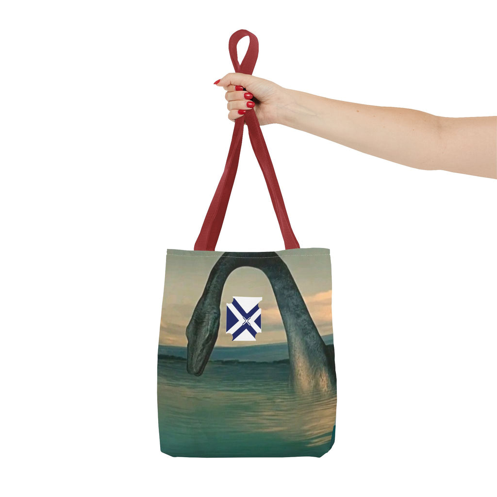 Nessie Loch Ness Tote Bag — Mythic Sea Monster All-Over Print Tote