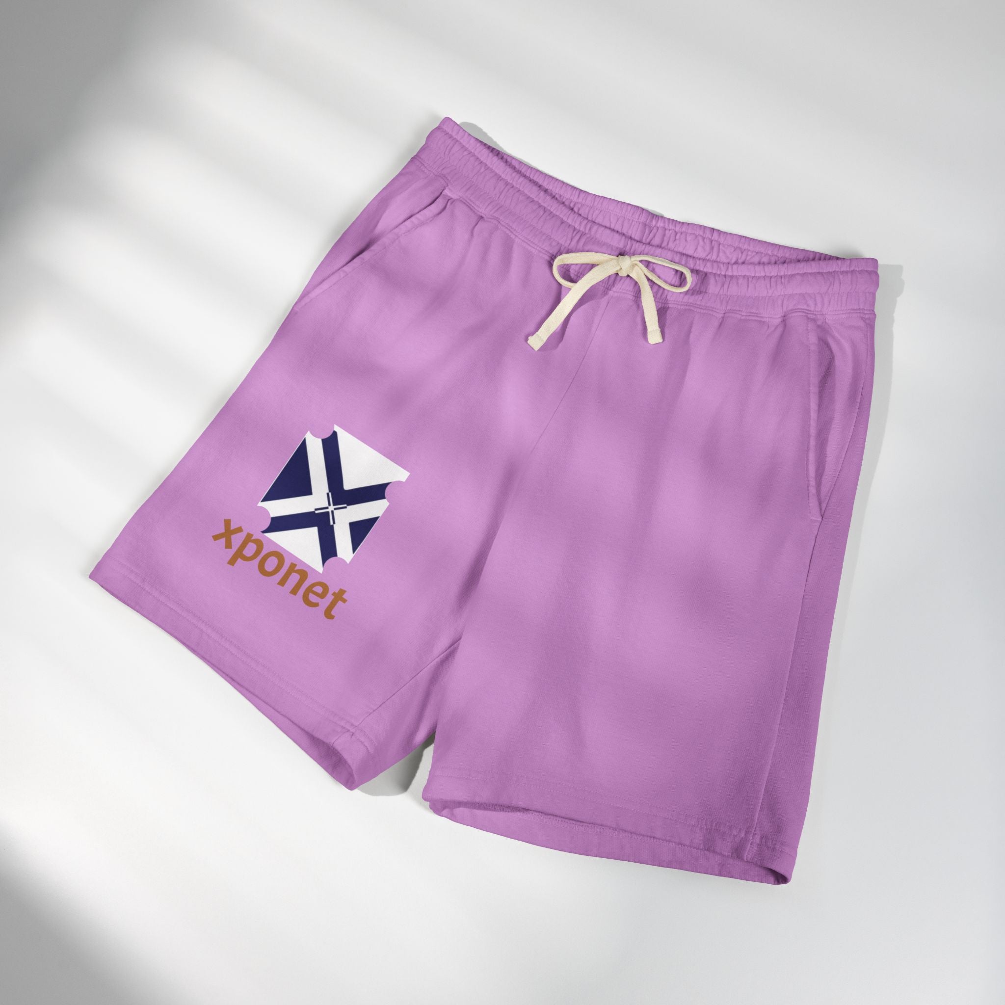 Unisex Garment-Dyed Lightweight Fleece Sweat Shorts
