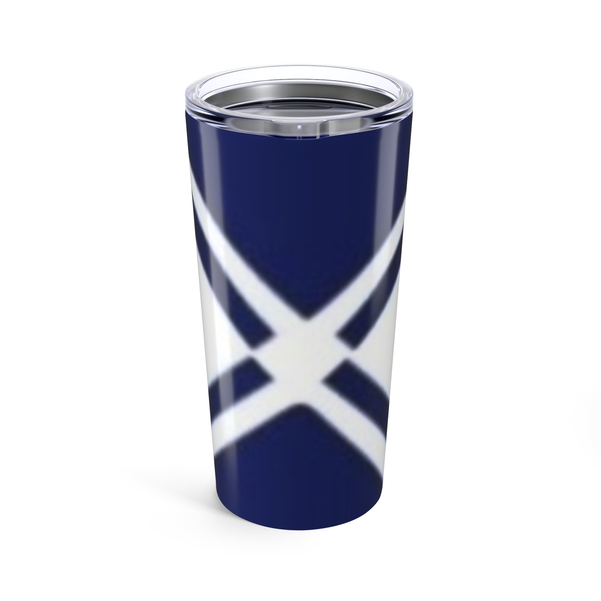 Navy Geometric Design Tumbler 20oz | Stylish Travel Mug | Perfect Gift for Home, Office, School, Holidays, Celebrations
